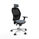 Office Chair with Headrest Jorquera Piqueras y Crespo 3D086N2 Grey