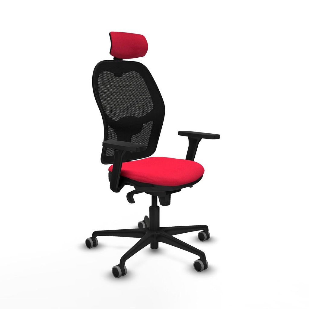 Office Chair with Headrest Jorquera Piqueras y Crespo 3D036G2 Red