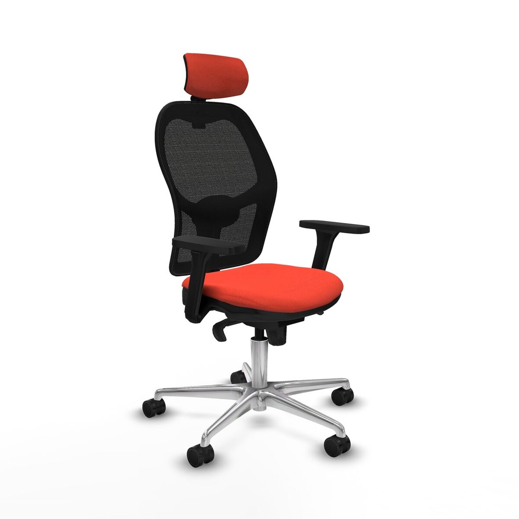 Silla de Oficina con Cabecero Jorquera Piqueras y Crespo 3D086N2 Naranja Oscuro