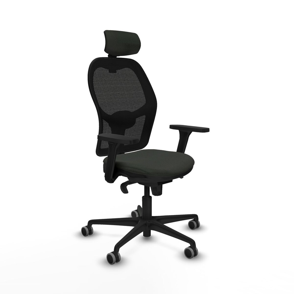 Silla de Oficina con Cabecero Jorquera Piqueras y Crespo 3D036G2 Negro