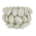 Centro de Mesa Home ESPRIT Blanco Verde Tropical 30 x 30 x 19 cm