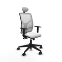 Office Chair with Headrest Motilla Piqueras y Crespo 1D066N1 White