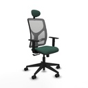 Office Chair with Headrest Motilla Piqueras y Crespo 1D066N1 Green