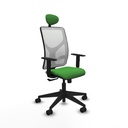 Office Chair with Headrest Motilla Piqueras y Crespo 1D066N1 Green