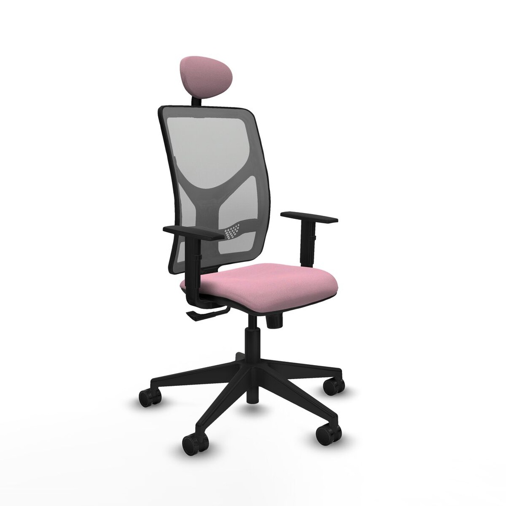 Office Chair with Headrest Motilla Piqueras y Crespo 1D066N1 Pink