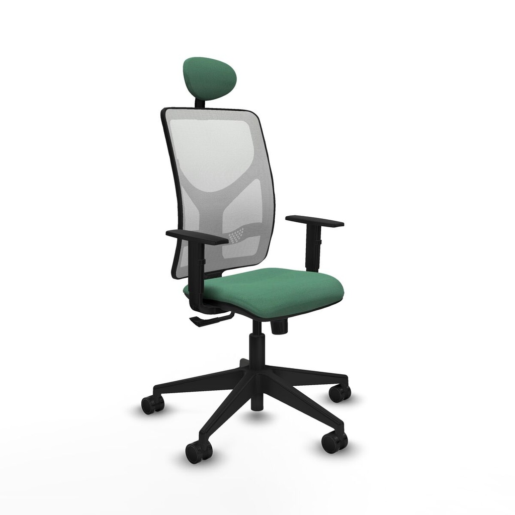 Office Chair with Headrest Motilla Piqueras y Crespo 1D066N1 Emerald Green