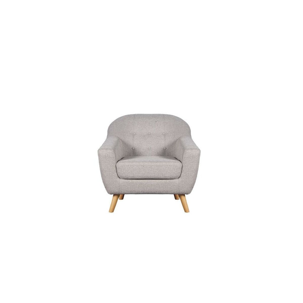 Sillón Home ESPRIT Beige 83 x 80 x 80 cm