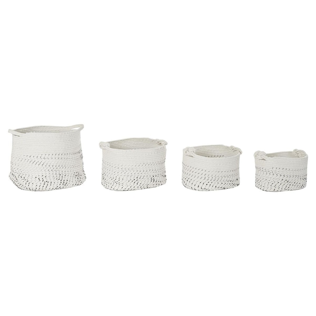 Basket set DKD Home Decor Boho 36 x 36 x 33 cm
