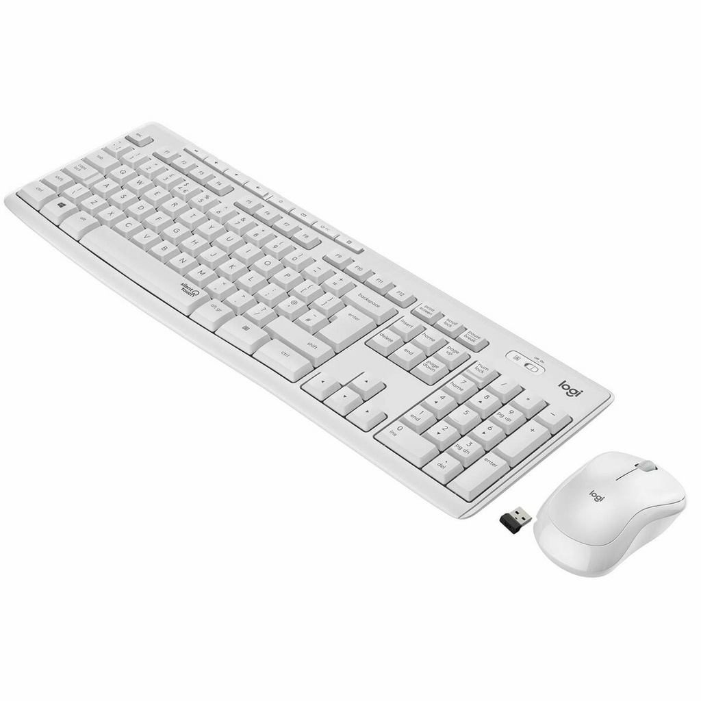 Keyboard Logitech 920-009823 White Spanish Qwerty QWERTY Qwerty UK