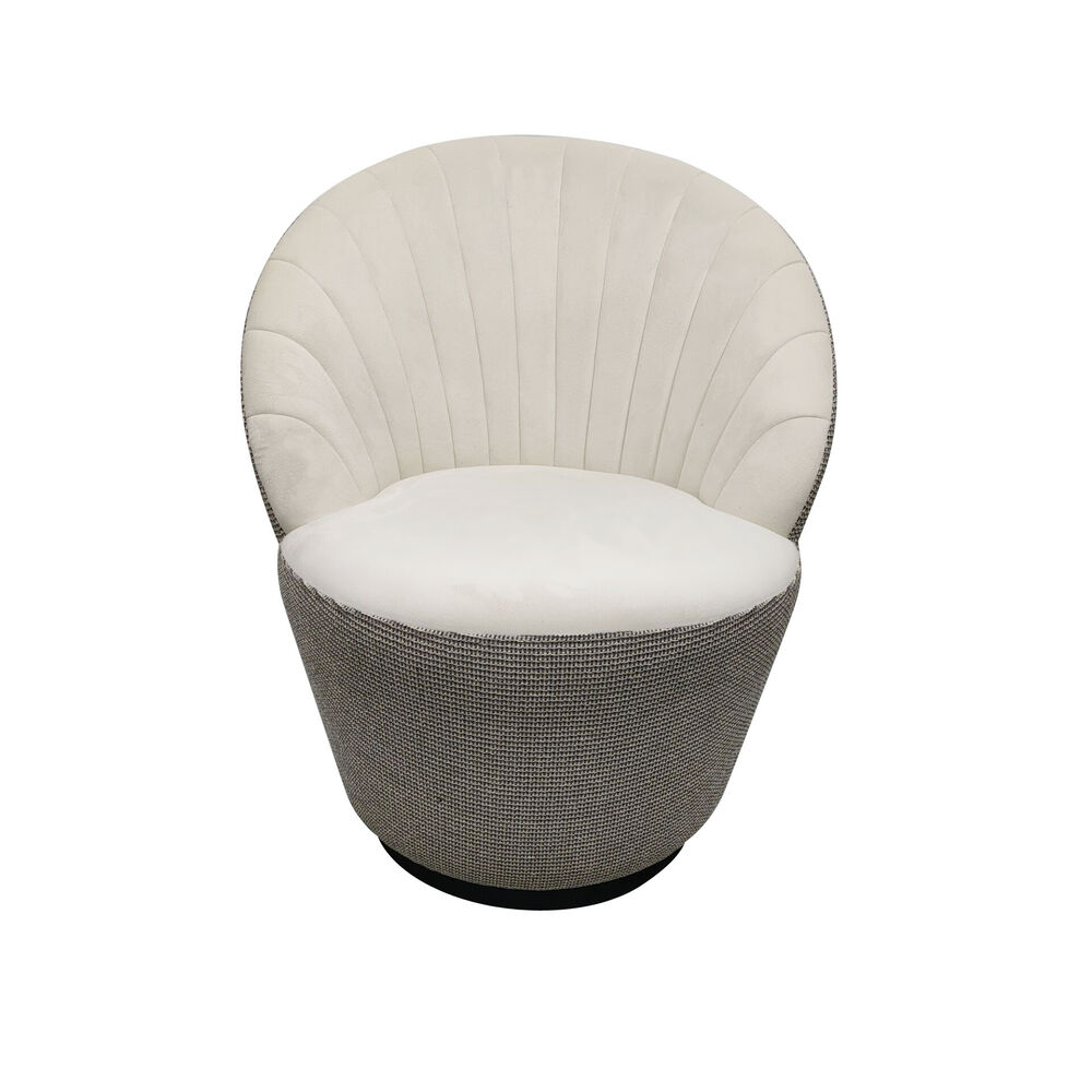 Sillón DKD Home Decor Blanco Negro Dorado 69 x 66 x 85 cm