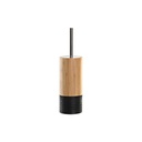 Toilet Brush DKD Home Decor Black Natural Bamboo 10 x 10 x 36,8 cm