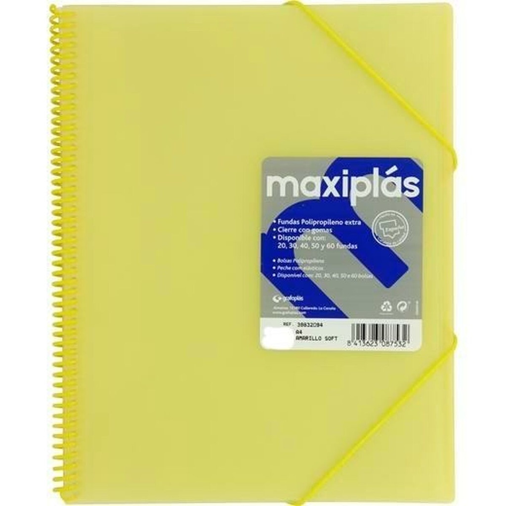 Carpeta Clasificadora Grafoplas Amarillo A4
