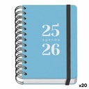 Diary DOHE GRAMMAR Blue A6 120 x 170 mm 2025-2026 (20 Units)