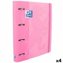 Ring binder Oxford TOUCH Pink A4+ (4 Units)