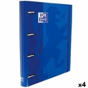 Ring binder Oxford CLASSIC Navy Blue A4+ (4 Units)