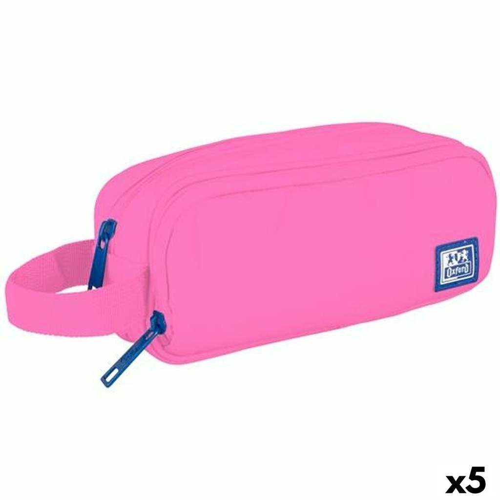 School Case Oxford KANGOO YOUNG PROOF B-SMART Pink 22,5 x 9,5 x 7 cm (5 Units)