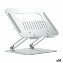 Notebook Stand Aisens XL Aluminium Silver 18 Units