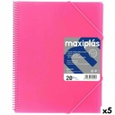 Organiser Folder Grafoplas MAXIPLÁS Fuchsia A4 (5 Units)