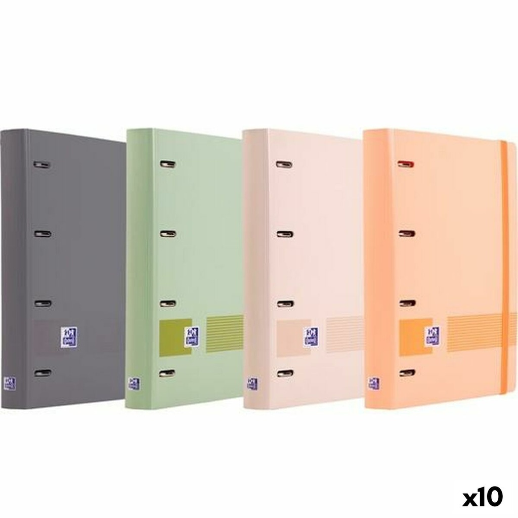 Ring binder Oxford EUROPEANBINDER BOREAL A4+ (10 Units)