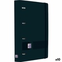 Ring binder Oxford LIVE&GO Black A4+ (10 Units)