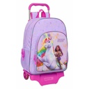 Mochila Escolar con Ruedas Unicorn Academy Lila 33 x 42 x 14 cm