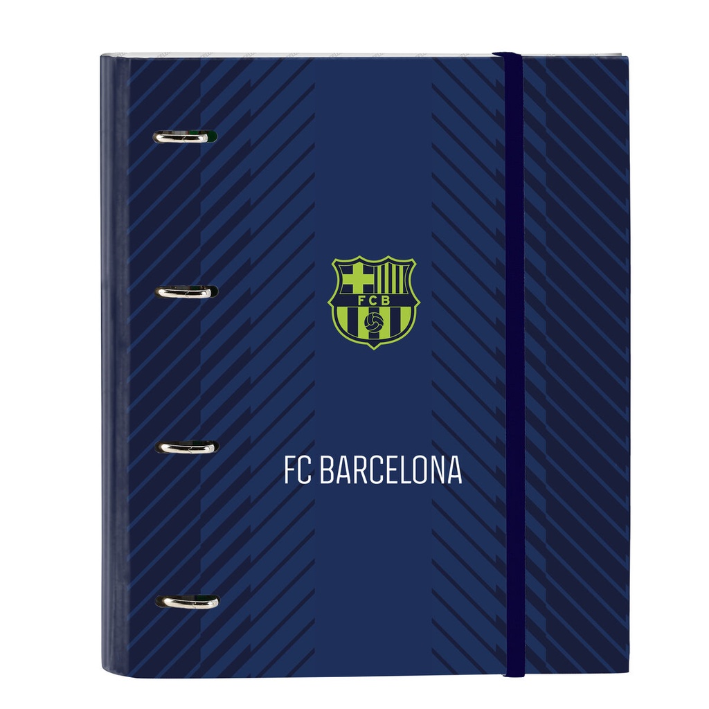 Ring binder F.C. Barcelona Navy Blue 27 x 32 x 3.5 cm