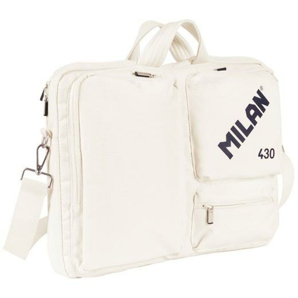 Maletín para Portátil Milan Beige 42 x 34 x 9 cm