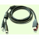 USB Cable HP Cable en Y con alim. USB Black