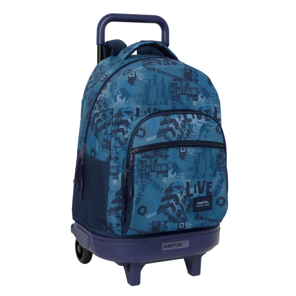 Mochila Escolar Safta New edition Azul marino 33 x 45 x 22 cm
