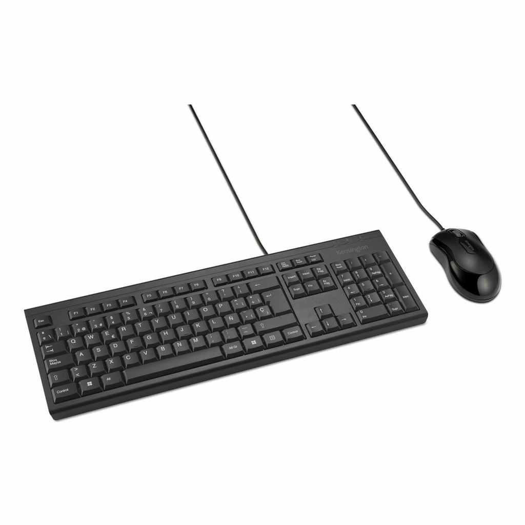 Teclado y Ratón Kensington K75452ES Negro Qwerty Español