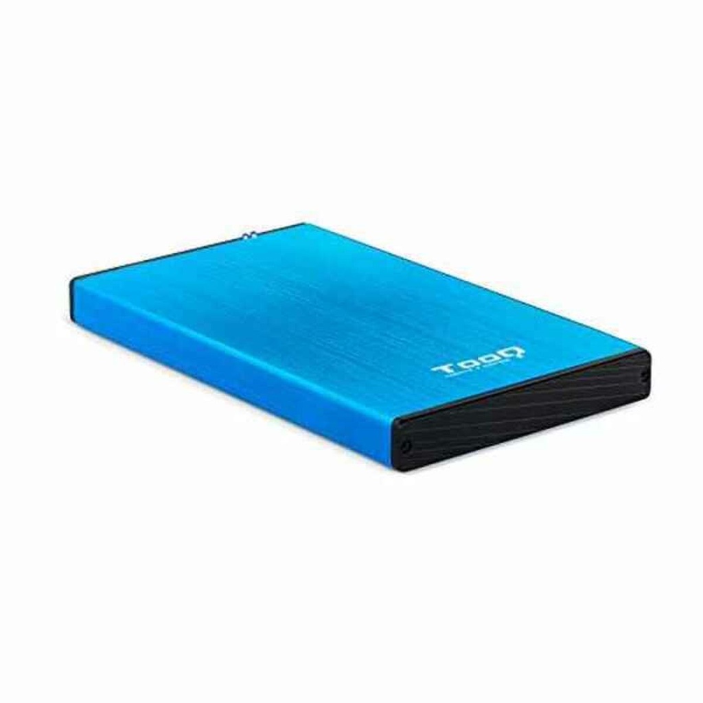 Caja Externa TooQ TQE-2527BL SATA III USB 3.0 3,5" Azul Negro/Azul