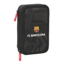 Plumier Doble F.C. Barcelona Black Negro 12.5 x 19.5 x 4 cm 29 Piezas