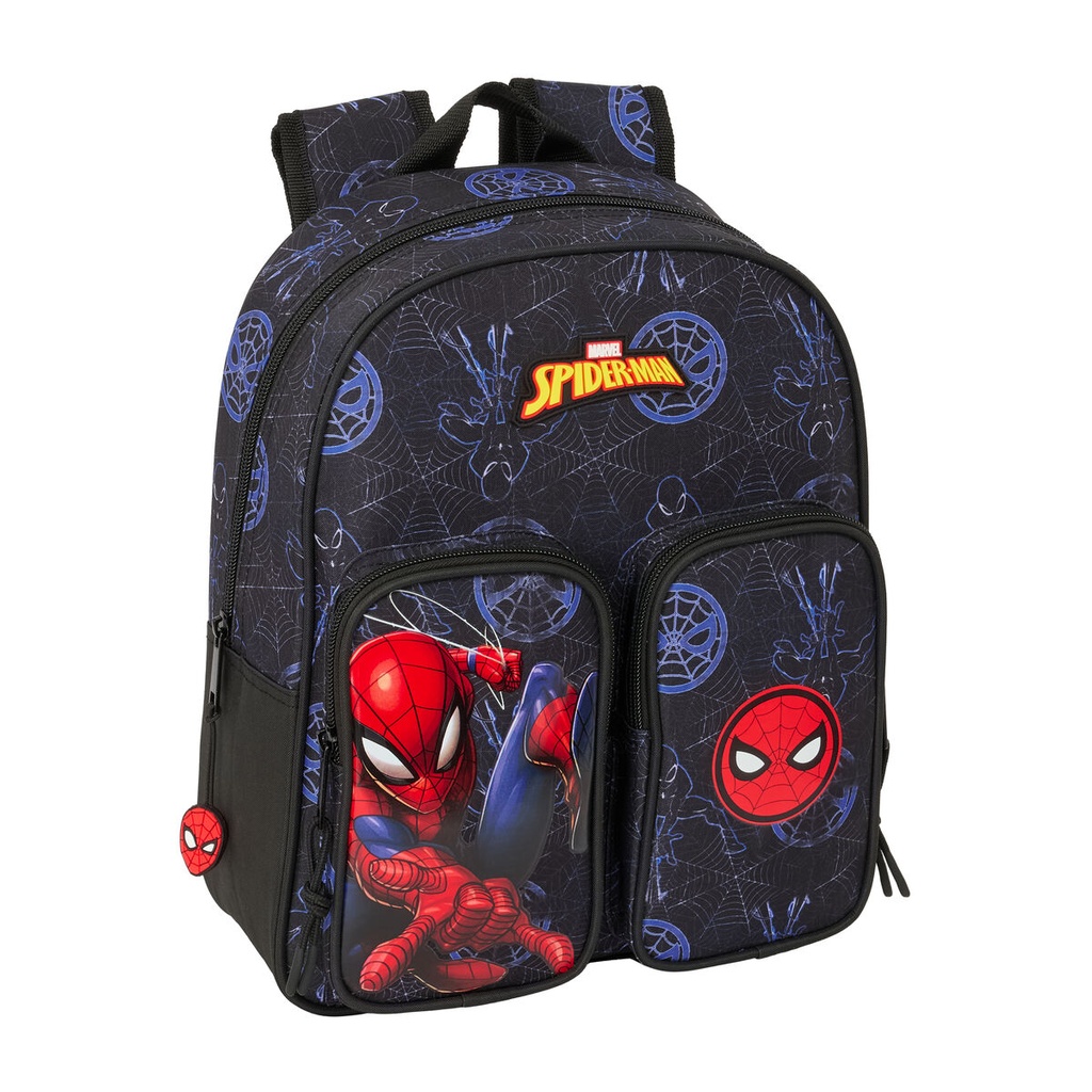 School Bag Spider-Man Attack Black 27 x 33 x 10 cm