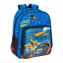 School Bag Hot Wheels Let's race Blue Black 27 x 33 x 10 cm