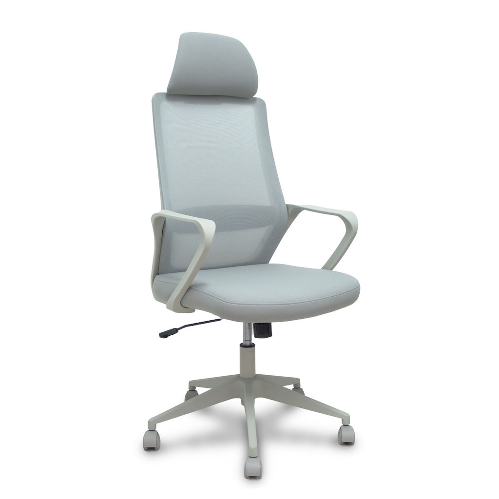 Silla de Oficina con Cabecero Foröl 053PGRN Gris