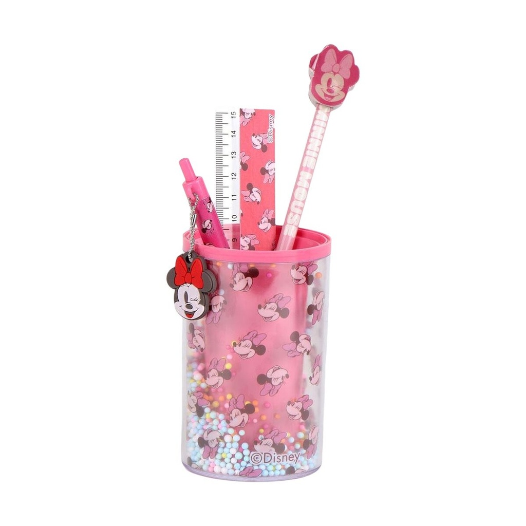 Set de Papelería Minnie Mouse Multicolor 4 Piezas