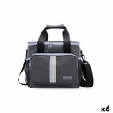 Bolsa Térmica Quid Sugar Gris 33 x 24 x 28 cm (6 Unidades)