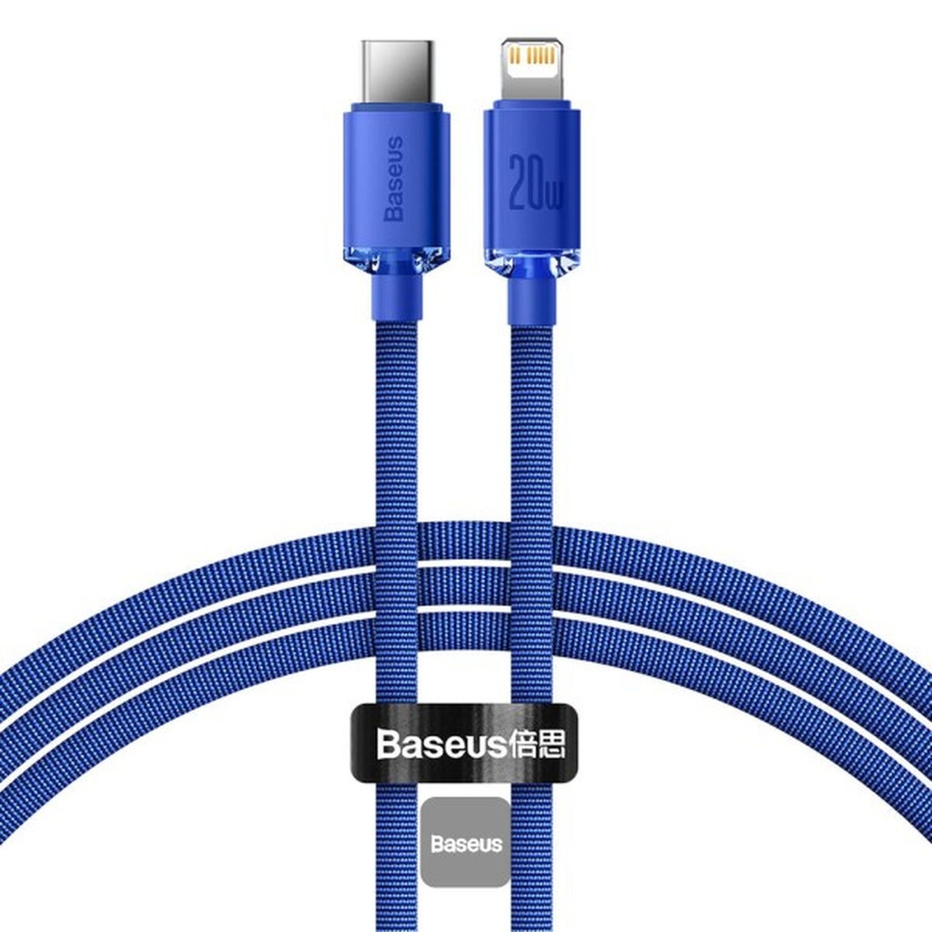 Cable USB-C a Lightning Baseus CAJY000203 Azul 1,2 m