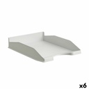 Bandeja para Archivar Archivo 2000 Gris A4 Plástico (6 Unidades)