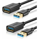 USB Extension Cable Ugreen 10368B Black 1 m