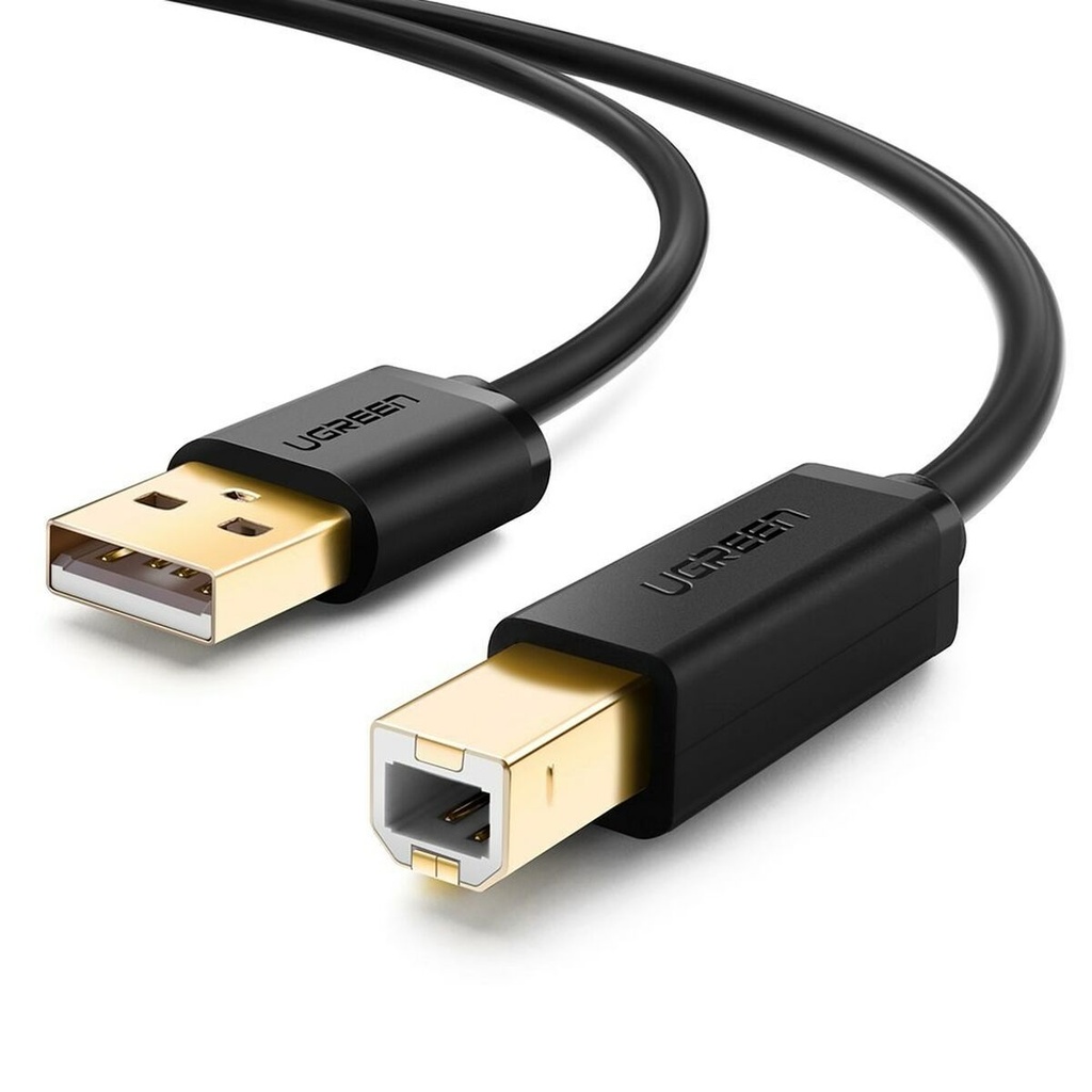 Cable USB 2.0 A a USB B Ugreen 10351 Negro 3 m