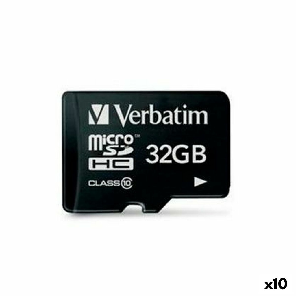 SDHC Memory Card Verbatim 32 GB (10 Units)