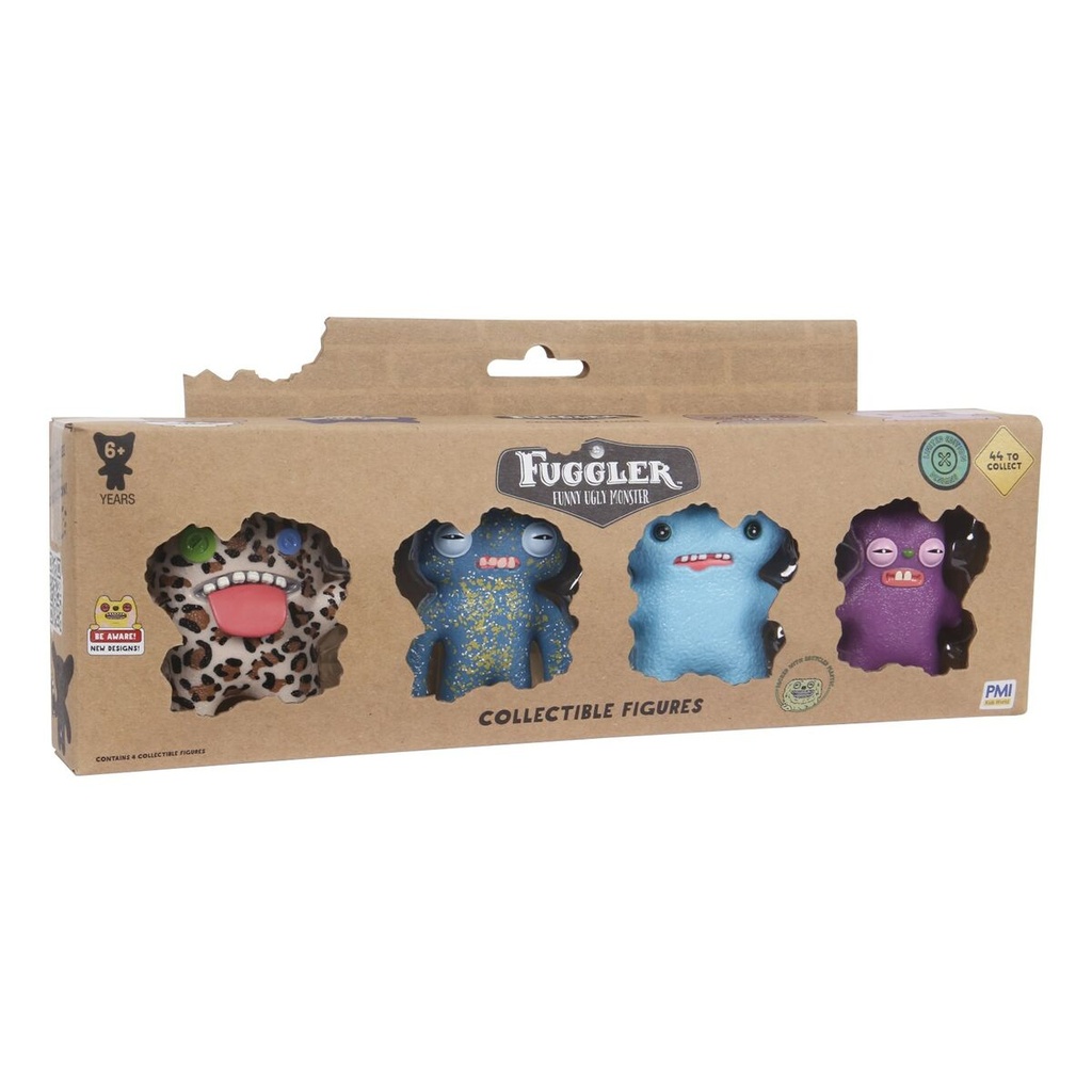 Figura Coleccionable PMI Kids World FS2030SA Multicolor Plástico (4 Piezas) (4 Unidades)