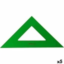 Escuadra Faber-Castell Verde 12 cm (5 Unidades)