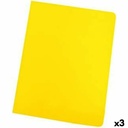 Set of Subfolders Elba Yellow A4 50 Pieces (3 Units)