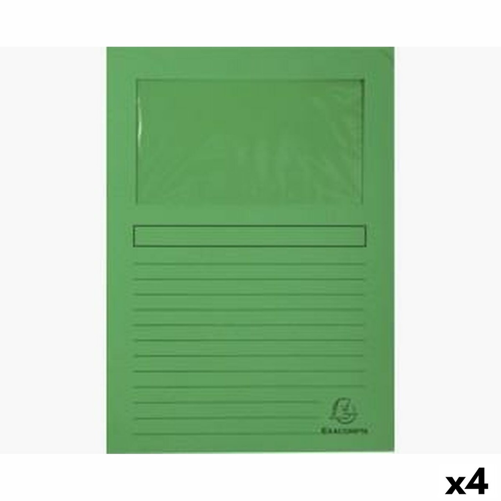 Set de Subcarpetas Exacompta A4 100 Piezas (4 Unidades)