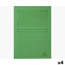 Set de Subcarpetas Exacompta A4 100 Piezas (4 Unidades)