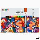 Set de Rotuladores Carioca Prisma Multicolor 18 Piezas (6 Unidades)