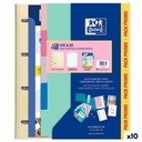 Carpeta de anillas Oxford EUROPEANBINDER LIVE & GO PASTEL Multicolor A4 (10 Unidades)