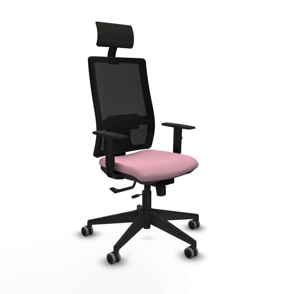 Office Chair with Headrest Piqueras y Crespo 1D066G1 Pink